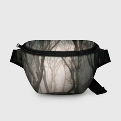 Поясная сумка Лес Туман, цвет: 3D-принт