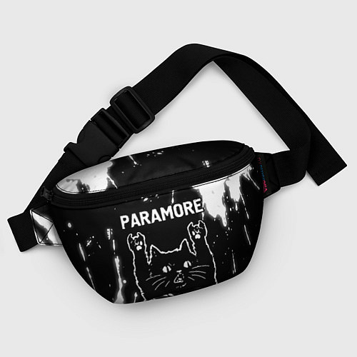 Поясная сумка Группа Paramore и Рок Кот / 3D-принт – фото 4