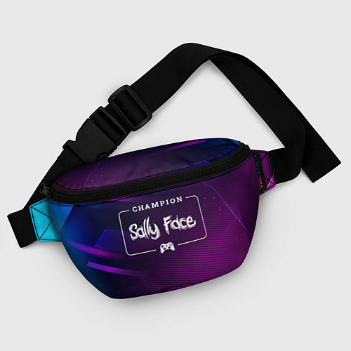 Поясная сумка Sally Face Gaming Champion: рамка с лого и джойсти / 3D-принт – фото 4