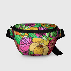 Поясная сумка Красочные летние цветы Fashion trend