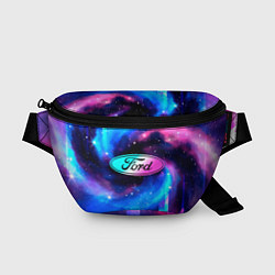 Поясная сумка Ford Неоновый Космос, цвет: 3D-принт