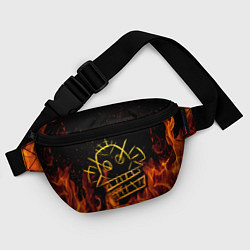 Поясная сумка ARCANE League Of Legends огонь, цвет: 3D-принт — фото 2