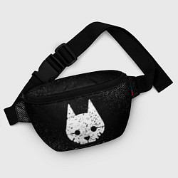 Поясная сумка Stray с потертостями на темном фоне, цвет: 3D-принт — фото 2