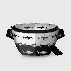 Поясная сумка Стая акул - pattern