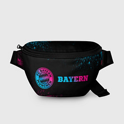 Поясная сумка Bayern - neon gradient: надпись и символ