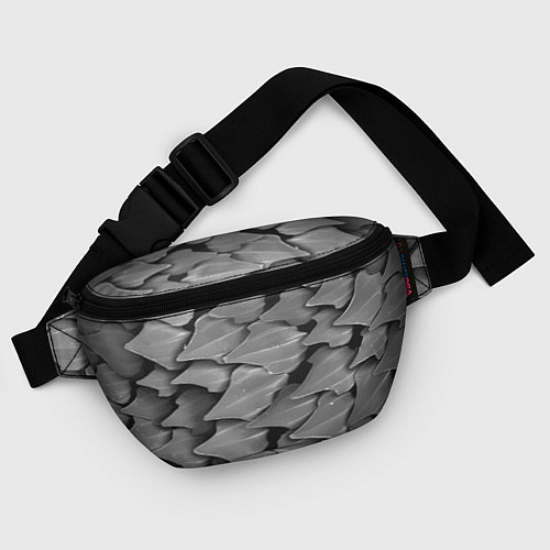 Поясная сумка Кожа акулы - броня / 3D-принт – фото 4