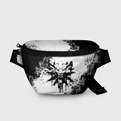 Поясная сумка The Witcher логотип и краска, цвет: 3D-принт