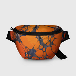 Поясная сумка Лавовая паутина, цвет: 3D-принт