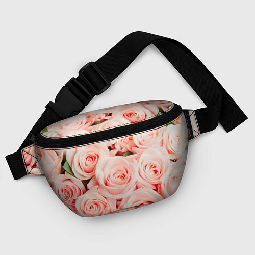 Поясная сумка Нежно - розовые Розы / 3D-принт – фото 4