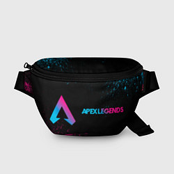 Поясная сумка Apex Legends - neon gradient: надпись и символ, цвет: 3D-принт