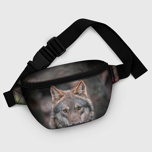 Поясная сумка Волк с грустными глазами / 3D-принт – фото 4