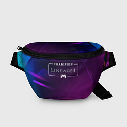 Поясная сумка Lineage 2 gaming champion: рамка с лого и джойстик, цвет: 3D-принт