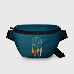 Поясная сумка Ловец снов - индейский амулет, цвет: 3D-принт