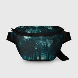 Поясная сумка Тёмный лес на закате