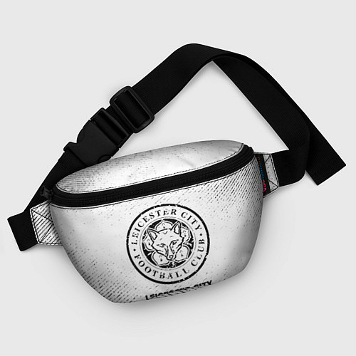Поясная сумка Leicester City с потертостями на светлом фоне / 3D-принт – фото 4