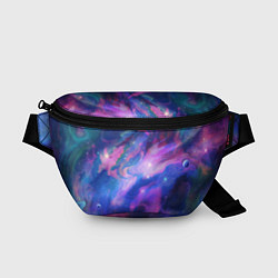 Поясная сумка Космическое туманное сияние, цвет: 3D-принт