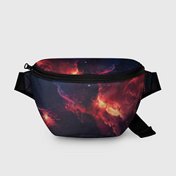 Поясная сумка Космическое пламя, цвет: 3D-принт