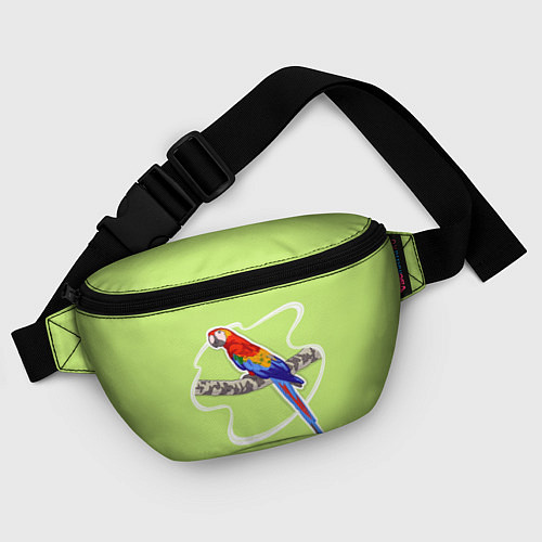 Поясная сумка Яркий попугай Ара / 3D-принт – фото 4