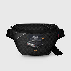 Поясная сумка Ретро - автомобиль black