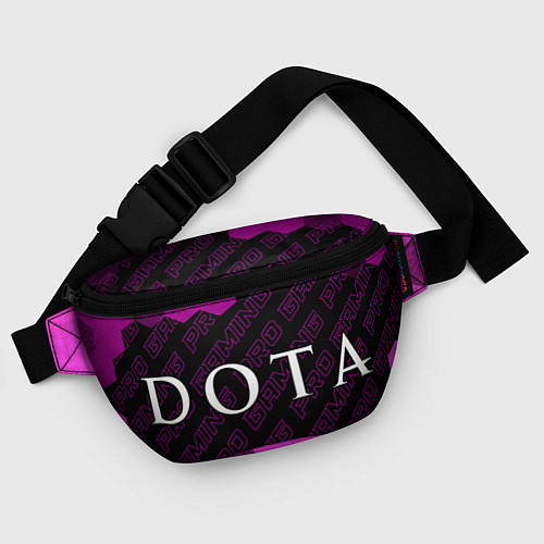 Поясная сумка Dota pro gaming: надпись и символ / 3D-принт – фото 4