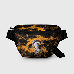 Поясная сумка Орел в огне, цвет: 3D-принт