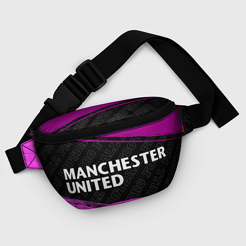 Поясная сумка Manchester United pro football: надпись и символ / 3D-принт – фото 4