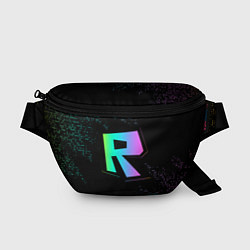 Поясная сумка Roblox logo neon