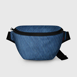Поясная сумка Деним - джинсовая ткань текстура, цвет: 3D-принт