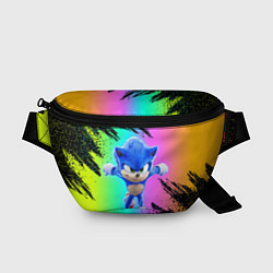 Поясная сумка Sonic neon, цвет: 3D-принт