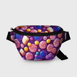 Поясная сумка Сладости для радости, цвет: 3D-принт