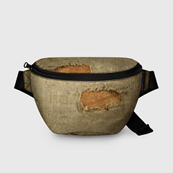 Поясная сумка Старая рваная мешковина - авангард, цвет: 3D-принт