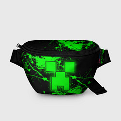 Поясная сумка Minecraft neon green