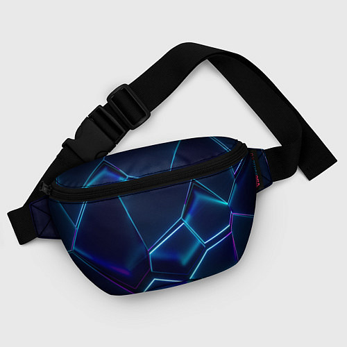 Поясная сумка Перламутровые фигуры / 3D-принт – фото 4