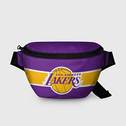 Поясная сумка LA Lakers NBA, цвет: 3D-принт