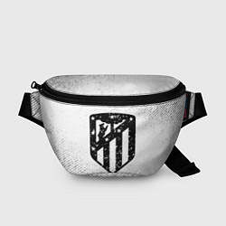 Поясная сумка Atletico Madrid с потертостями на светлом фоне, цвет: 3D-принт