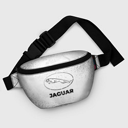 Поясная сумка Jaguar с потертостями на светлом фоне, цвет: 3D-принт — фото 2