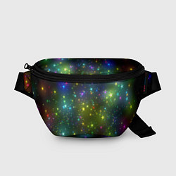 Поясная сумка Маленькие неоновые звездочки, цвет: 3D-принт