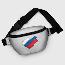 Поясная сумка Триколор - ленточки, цвет: 3D-принт — фото 2