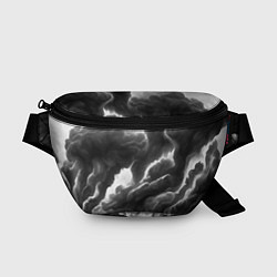 Поясная сумка Очень темные тучи, цвет: 3D-принт