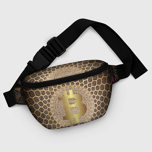 Поясная сумка Золотой биткоин / 3D-принт – фото 4