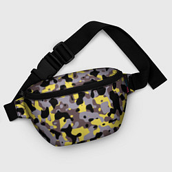 Поясная сумка Камуфляж Yellow Stinger, цвет: 3D-принт — фото 2