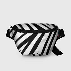 Поясная сумка Камуфляж зебры, цвет: 3D-принт