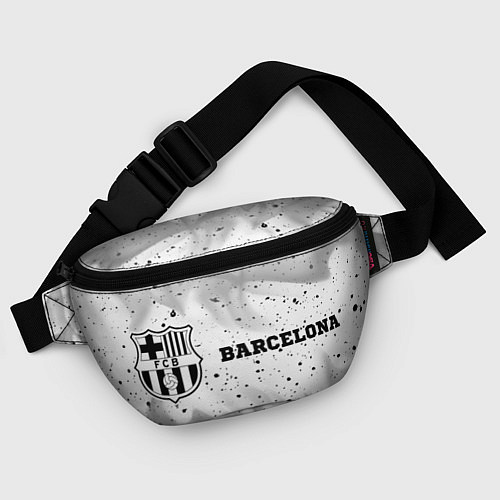 Поясная сумка Barcelona sport на светлом фоне: надпись и символ / 3D-принт – фото 4