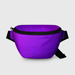 Поясная сумка Фиолетовые линии