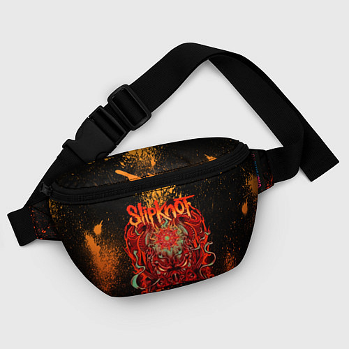 Поясная сумка Slipknot - red monster / 3D-принт – фото 4