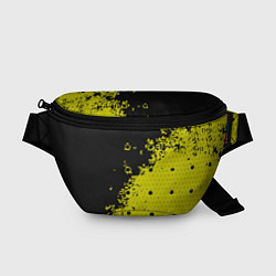 Поясная сумка Black & Yellow, цвет: 3D-принт