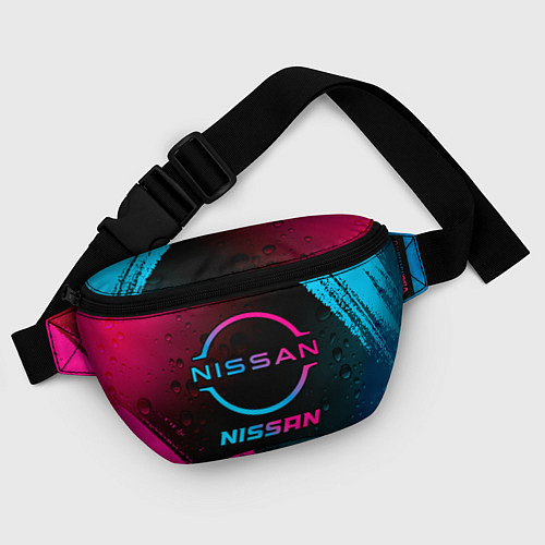 Поясная сумка Nissan - neon gradient / 3D-принт – фото 4