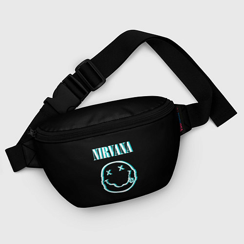 Поясная сумка Nirvana неон / 3D-принт – фото 4