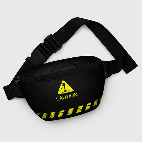 Поясная сумка CAUTION - Осторожно опасность / 3D-принт – фото 4