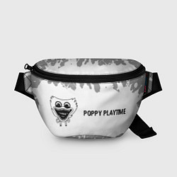 Поясная сумка Poppy Playtime glitch на светлом фоне: надпись и с